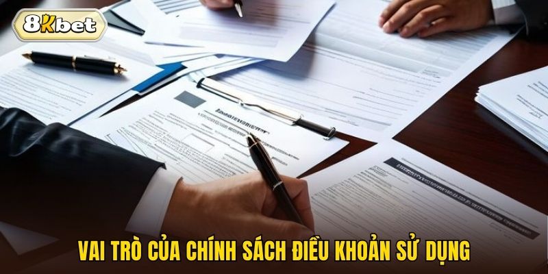 Vai trò của chính sách điều khoản sử dụng 8kbet
